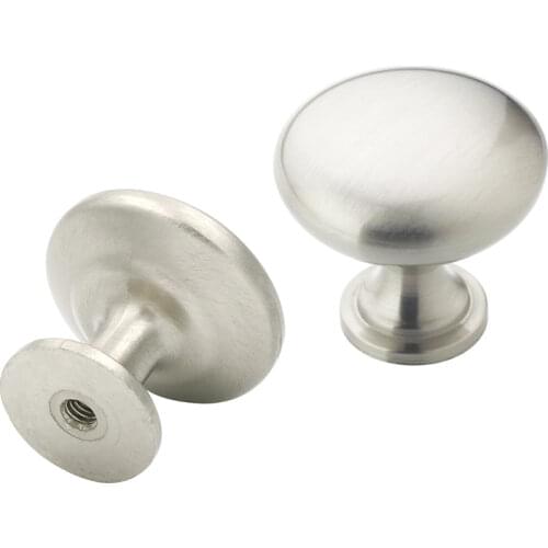Brushed Nickel Cabinet Knobs Cupboard Knobs Silver Cabinet Knobs Kitchen Cabinet Door Knobs Brushed Nickel Hardware Round Knobs