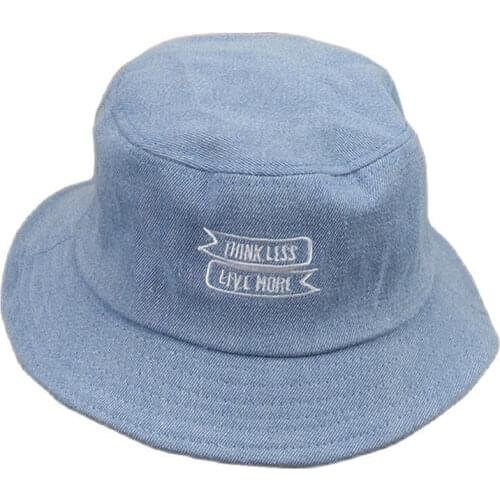 Autumn And Winter 2019 cotton letter embroidery Bucket Hat Fisherman Hat outdoor travel hat Sun Cap Hats for Men and Women 491