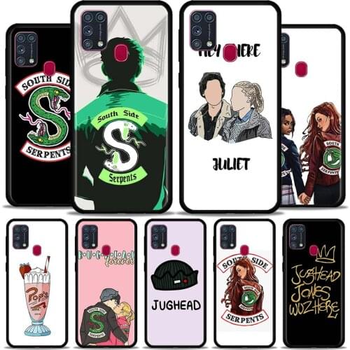 Silicone Phone Case For Samsung Galaxy M31 Prime M31s F41 M51 M01 M21 M11 M31s Matte Soft Tpu Cover Riverdale Southside Serpents