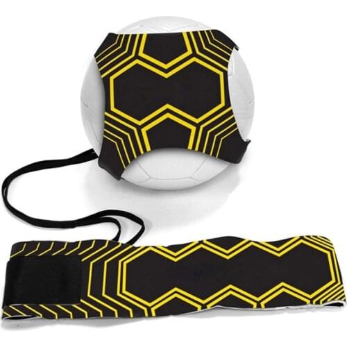 Soccer Trainer Football Hands-Free Kick Throw Solo Practice Training Equipment Aid Control Skills Adjustable Waist Belt for Kids