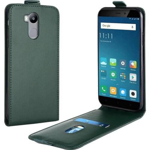 Flip Up and Down Leather Case for Xiaomi Redmi 4 Prime Case MZB8745IN MZB8746IN Vertical Cover for Redmi4 Prime Case Phone Bag