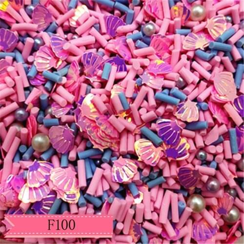 10g/pack flower Soft Polymer Clay Filling DIY bow and craft handmade material F100