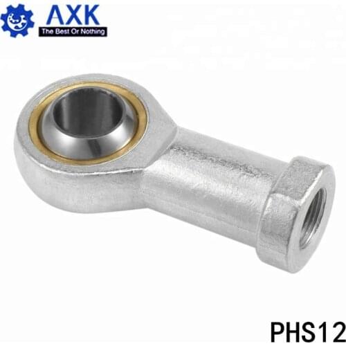 10pcs Free shipping PHS12 12mm right hand Inlaid line rod ends with female thread Spherical plain bearing