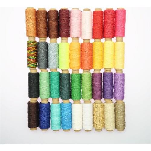 36 Rolls/set 150D Leather Sewing Waxed Thread For Upholstery Shoes Luggage Repair
