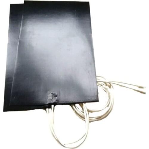 400*700*1.5mm heat bed for 3d printer 220v 700w adhesive 1 side 100k thermistor 1000mm lead wire come out from middle of short