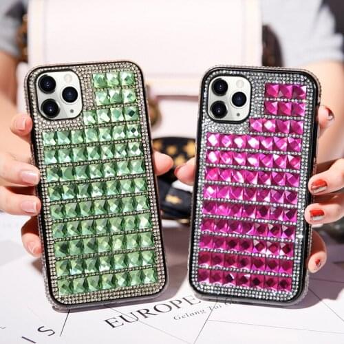 Rhinestones Bling Phone Case For iPhone 12 11 Pro Max 12mini 12Pro Luxury Crystal Diamond Case For Girl