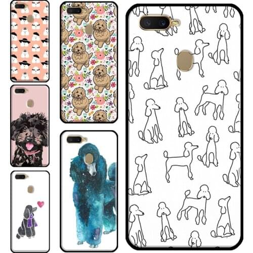 Cartoon Poodle Dog Case For OPPO A5 A9 A31 A53 2020 A15 A52 A72 A83 A91 A1K A3S A5S Find X3 X2 Pro Back Cover