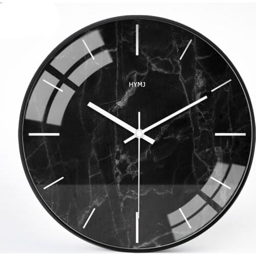 Black Creative Wall Clock Living Room Simple Metal Wall Watch Silent Large Kitchen Clocks Metal Duvar Saati Home Decoration 2020