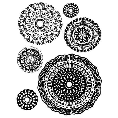 Flower stamp Clear Stamps for Scrapbooking Transparent Silicone Rubber DIY Photo Album Decor 1045