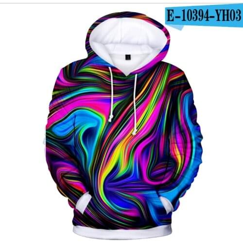 2020 Hot Selling Tie dye Flashbacks 3D Print Hoodies Boy/Girl colorful Leisure 3d print Cute Pop Hooded Sweatshirts