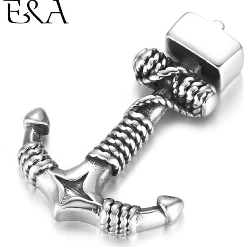 Stainless Steel Anchor Hooks Double Hole 5mm Bracelet Clasp for Jewelry Making Findings DIY Supplies Accessories Wholesale