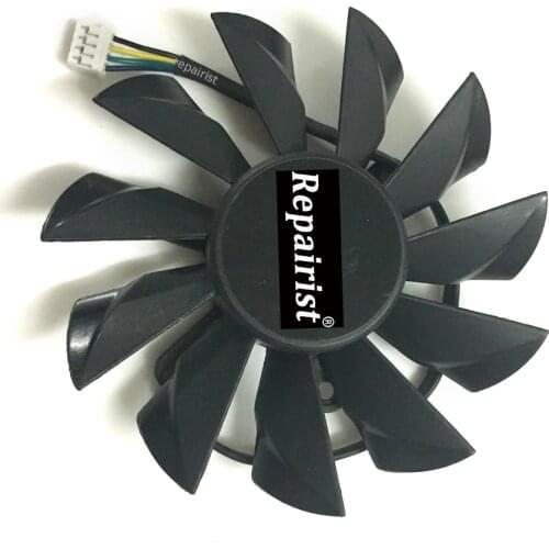 Graphics Card fan PLA09215B12H 4Pin VGA Cooler Fans For MSI N560 570 580GTX HD6870 Video cards cooling