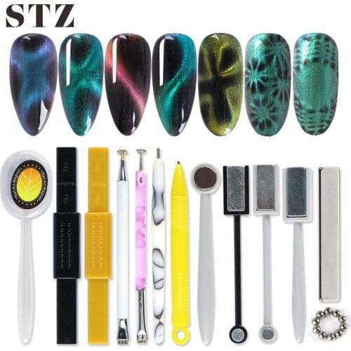 Cat Eyes Nail Art Magnet Stick for UV Gel Polish Multi-funcation Magnetic Board Gel Varnish Painting Pen Line Drawing Tool #1612