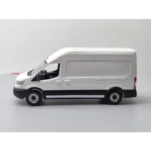 1:64 GreenLight 2015 Ford MRT LWB high-roof van plain board Collection of die-cast alloy car model toys gifts 1:64 Green