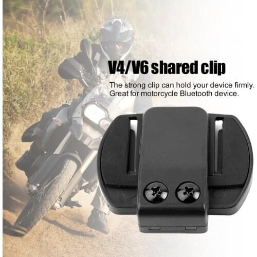 Microphone Speaker Headset V4/V6 Interphone Universal Headset Helmet Intercom Clip for Motorcycle Device