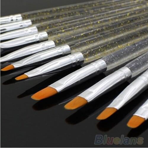 7Pcs Professional UV Gel Brush Pen Nail Art DIY Painting Drawing Brush Sets Nail Brushes It is made of high quality material