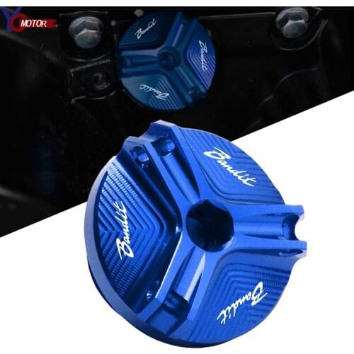 New For SUZUKI BANDIT 400 600 650 1200 1250 1250S GSF 650 1200 1250 Aluminum Motorcycle Engine Oil Filter Cup Plug Cover Screw