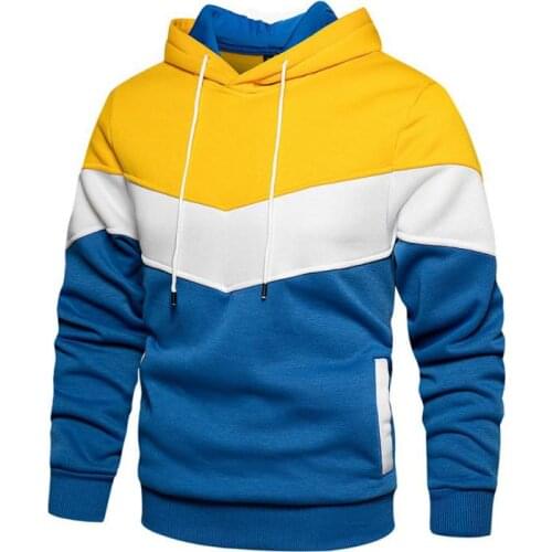 New Product Spring Autumn Casual Trend Men Women Hoodie Sweatshirt Stitching Color Harajuku Europe America Style Male Pullover