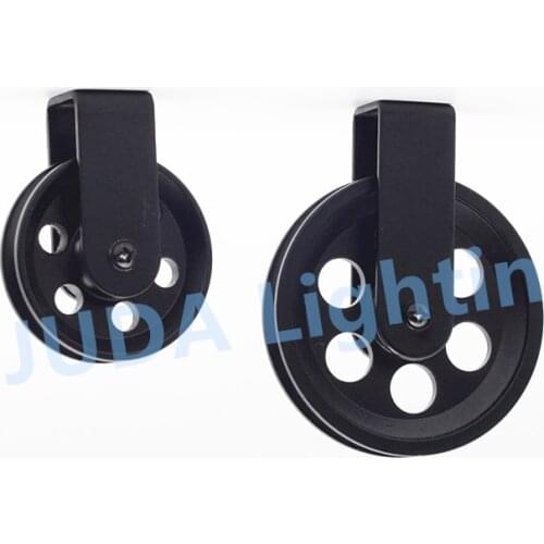 Black Light Lifters Wheel pulley Lighting Accessories Cable wire lifter for ceiling led chandeliers American retro iron lamp DIY