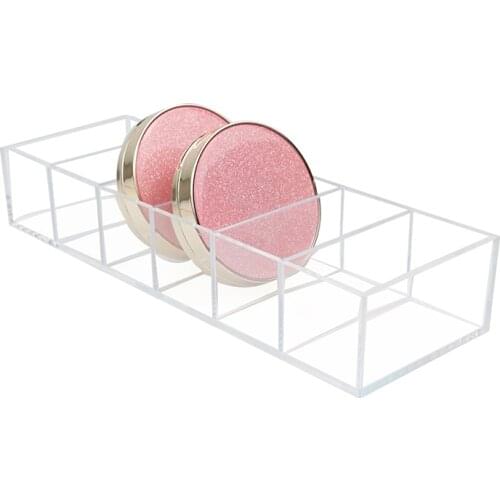 Transparent Clear Acrylic Makeup Organizer Storage Box Case Lipstick Cosmetic Jewelry Brushes Holder Plastic