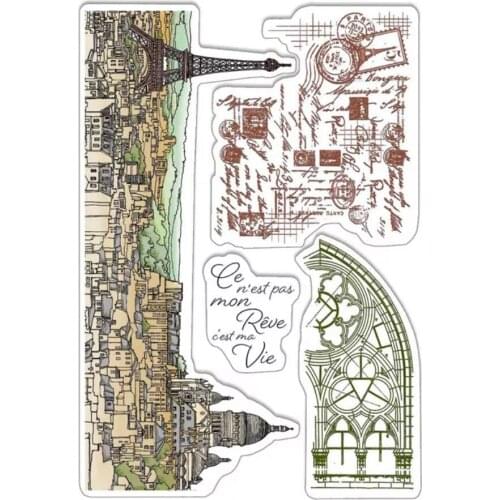 Background transparent Clear Silicone Stamp/Seal for DIY scrapbooking/photo album Decorative B0981