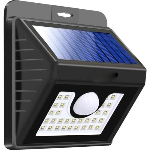 30LED Solar Light Detachable Human Body Infrared Solar Powder Light Induction Wall Lamp Garden Light Outdoor Waterproof Lamp