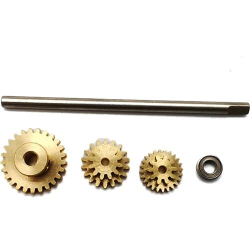 3x 1:10 19T 24T 26T Gear Spare Parts for WPL D12 RC Car Trucks Accessories