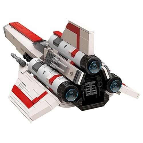 MOC Colonial Viperals MKII/MKI Battlestaral Fit High-Tech Space Series Wars Building Blocks Education Bricks Kid Toy