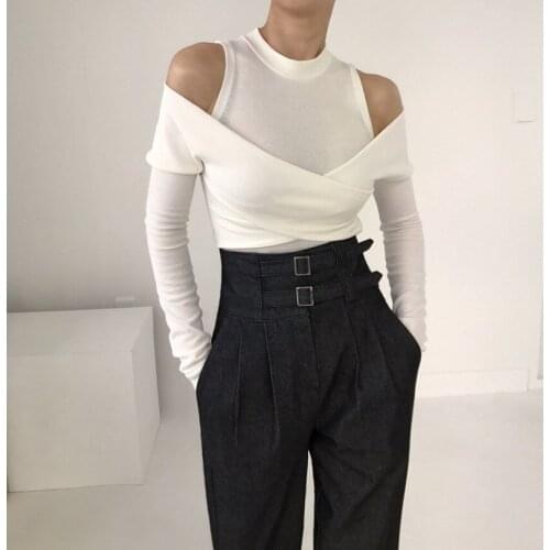 Женские базовые футболки Suooheyal China At AliExpress