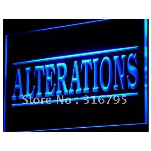 I809 Alterations Services Dry Clean LED Neon Light Light Signs On/Off Swtich 20+ Colors 5 Sizes