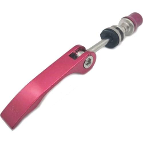 Bicycle Binder Clamp Colorful Aluminum Alloy Mountain Bike Seat Bolt Quick Release Seat Post Clamp Axle Skewer Seat Binder Lever