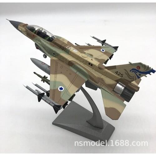 1:72 Israel F-16I Storm Simulation Alloy Fighter Aircraft Model Complete with Box Collection Display Ornaments
