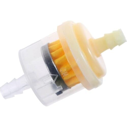 1x Car Dirt Pocket Bike Oil Filter Petrol Gas Gasoline Liquid Fuel Filter for 1/4" /6mm-7mm Hose Lines Scooter Motorcycle
