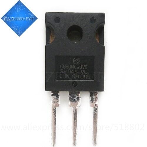 10pcs/lot STGW20NC60VD STGW20NC60V GW20NC60VD GW20NC60V TO-247 In Stock