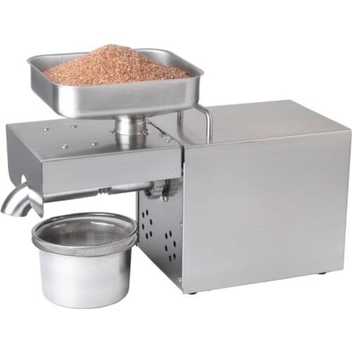 1500W Stainless steel Oil presser Home use Oil press machine Peanut/Olive oil maker 220V 110V for Sesame/Almond