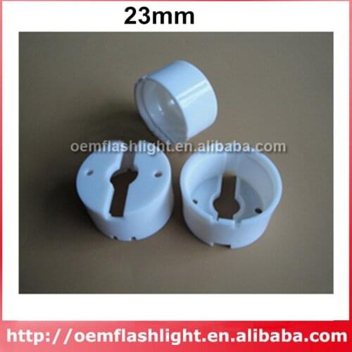 23mm LED Lens Holder (Black) - 1pc