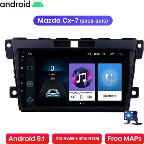 9" 2Din Android 10.1 Car Multimedia Video Player For Mazda CX7 CX-7 CX 7 2008-2015 Car Radio Navigation GPS Wifi Autoradio