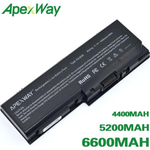 ApexWay Battery for toshiba Equium L350D P200 Satellite Pro L350 L350D L355 L355D P200 P200D P205 P205D P300 P300D PA3536U-BRS