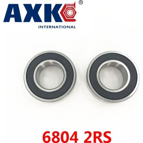 Axk 6804 2rs Bearing Abec-1 (10pcs) 20x32x7 Mm Thin Section 6804-2rs Ball Bearings 6804rs