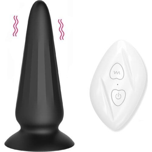Wireless Remote Control Vibrator Anal Plug 10 Speed Prostate Massager Butt Plug Suction Cup Prostate Milking Anus But Anal Dildo