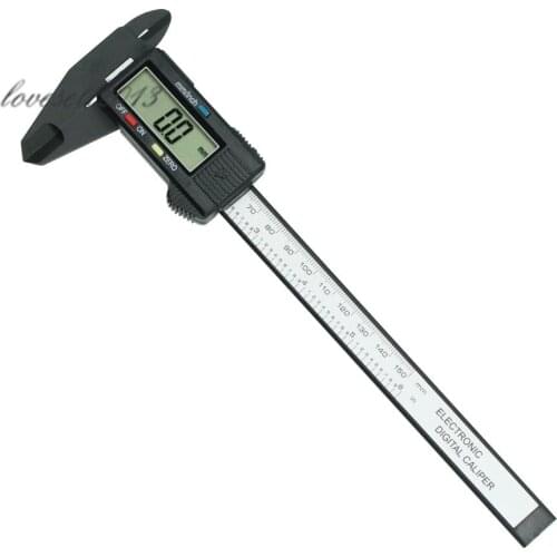 Digital Vernier Calipers150mm 6inch LCD Electronic Carbon Fiber Gauge height measuring instruments micrometer