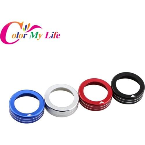 Color My Life Car Headlight Lamp Switch Knob Cover Sticker for Chevrolet Malibu Cruze Trax for Opel Mokka ASTRA J Insignia Parts