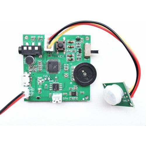 Voice Recorder Based PIR Motion Sensor Activated Audio Player Audio Recorder Based Motion Activated Sound Player