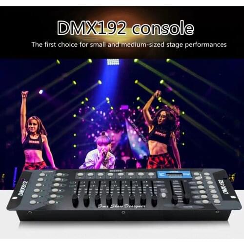 Disco Light Controller 192 Channels DMX512 Controller Console For Party DJ Stage Light KTV Bar Home Party