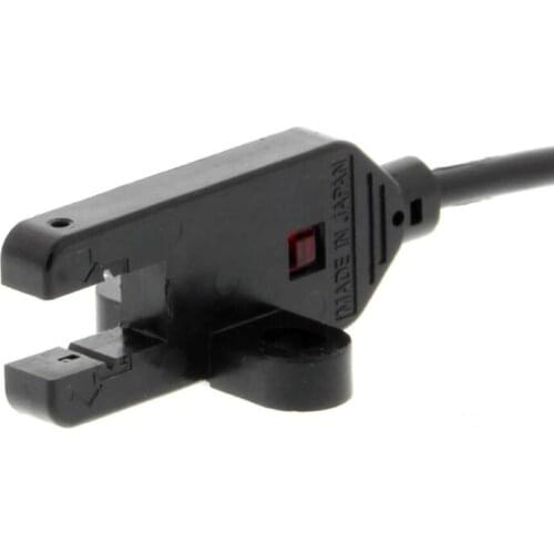 EE-SX772A 2M EESX1628M EE-SX77/SX87 Photomicro sensor, slim, 5mm slot, T-shaped, indicator incident light off, D-ON, NPN, 2 m ca