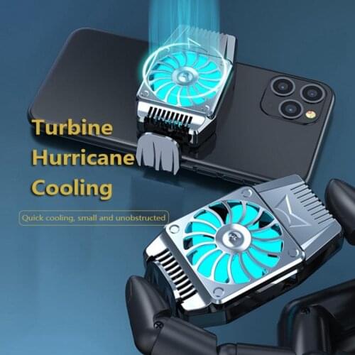 H15 Mobile Phone Radiator Air-cooled Portable Peripheral Radiator USB Powered Phone Cooling Fan For 4-6.7 Inches Mobile Phones