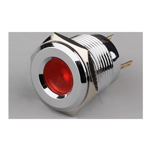 16mm CMP waterproof metal anti-vandal led signal lamp ip67 (passed SGS,CE,TUV,RoHS)