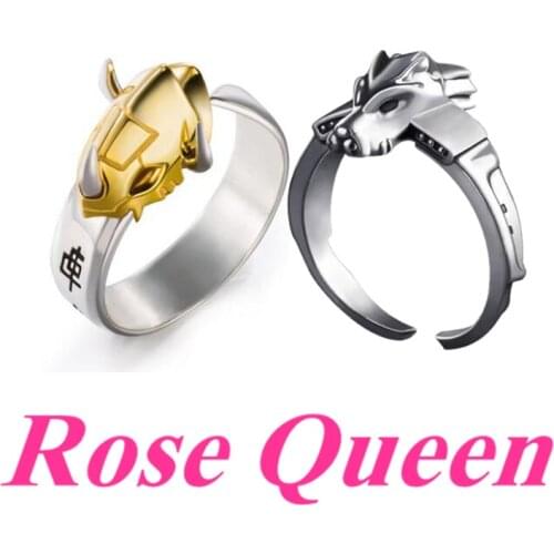 Quality Digimon Adventure MetalGarurum Omegamon 925 Silver Ring Adjustable 15th Anniversary Rings Adjustable for Boyfriend Gift