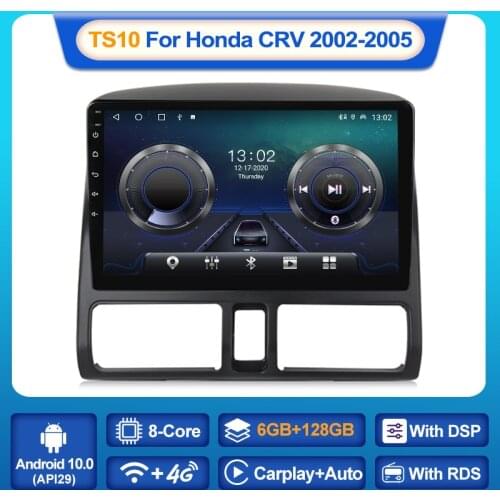 MEKEDE Android 10 DSP Car Radio Multimedia Video Player Auto Stereo GPS For Honda CRV 2 2001-2006 2 din dvd Carplay AUTO WIFI BT