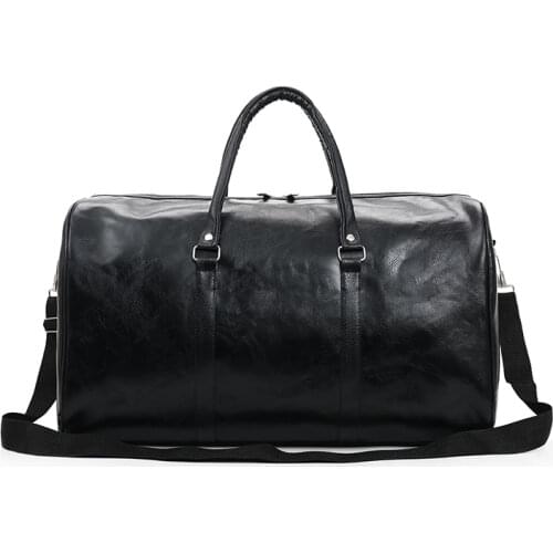 Fashion Portable Ladies Travel Bag Pu Large Capacity Waterproof Short-Distance Luggage Bag Sports Fitness Handbag Dropshipping